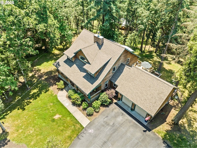 770 N Moss St, Lowell, OR 97452 - aerial view of property and surrounding area