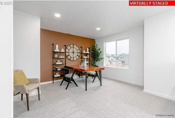 2747 Woodfern Ter Lot 57, Eugene, OR 97403 - carpeted office space featuring recessed lighting