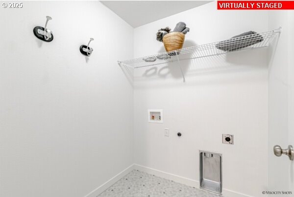 2747 Woodfern Ter Lot 57, Eugene, OR 97403 - laundry area featuring hookup for an electric dryer and washer hookup