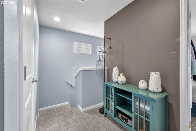 51568 SW S Fork Loop, Scappoose, OR 97056 - staircase featuring carpet floors and baseboards