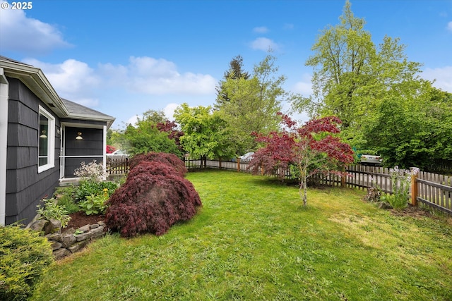 view of yard
