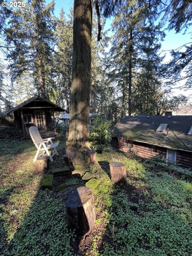 view of rear view of house