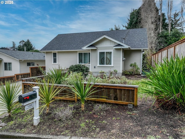 view of bungalow-style house