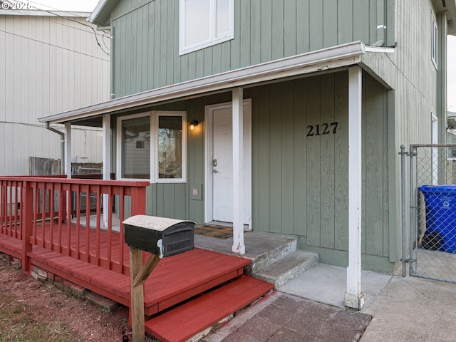 view of entrance to property