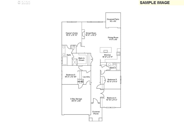 2484 SE Teal Ave, Gresham, OR 97080 - view of floor plan / room layout