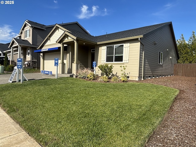 2484 SE Teal Ave, Gresham, OR 97080 - view of front facade with a garage and a shingled roof