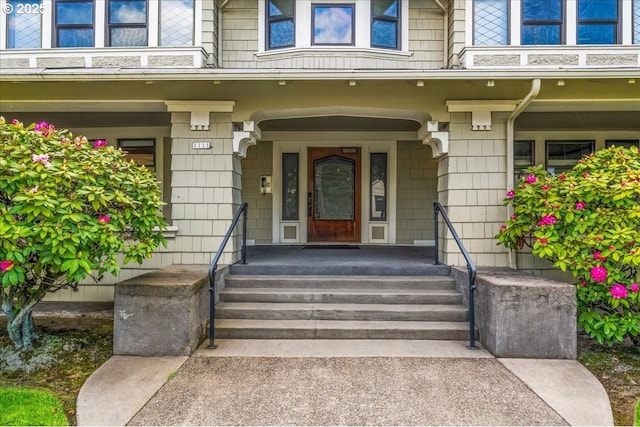 1111 NW 25th Ave Unit 1, Portland, OR 97210 - view of exterior entry featuring covered porch