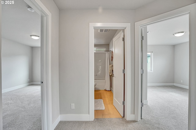 3985 SE Lostine Ln, Hillsboro, OR 97123 - hall featuring carpet flooring and baseboards