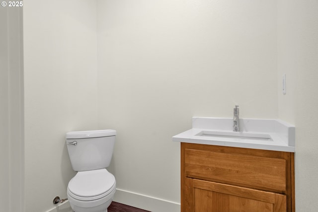 48438 E Meadow Way, Oakridge, OR 97463 - bathroom with vanity and wood finished floors