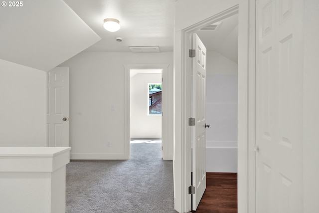 48438 E Meadow Way, Oakridge, OR 97463 - hall with carpet and baseboards