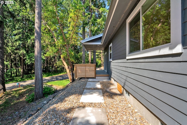 48438 E Meadow Way, Oakridge, OR 97463 - view of yard featuring a wooden deck