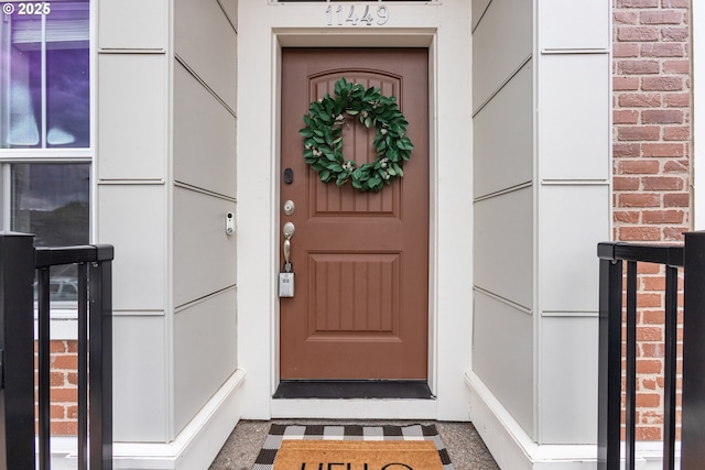 11449 SW Mont Blanc St, Wilsonville, OR 97070 - doorway to property with brick siding