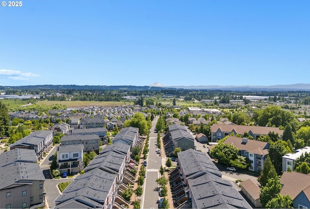 11449 SW Mont Blanc St, Wilsonville, OR 97070 - aerial view of residential area with a mountain backdrop