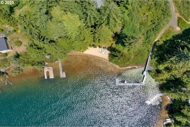 83591 Sauter Dr, Florence, OR 97439 - aerial overview of property's location with a large body of water