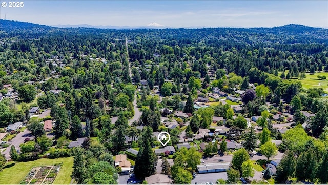 9532 SW Whitford Ln, Beaverton, OR 97008 - aerial view of a forest and a mountainous background
