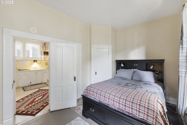 1817 SE 12th Ave, Portland, OR 97214 - bedroom with wood finished floors