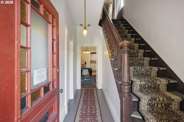 1817 SE 12th Ave, Portland, OR 97214 - foyer entrance with stairs