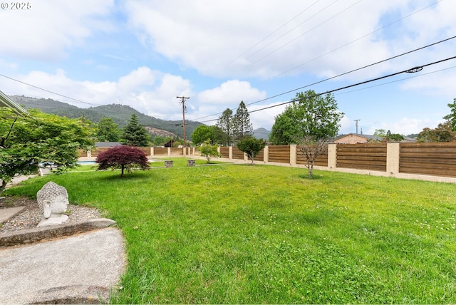 190 Walnut St, Myrtle Creek, OR 97457 - view of yard featuring a mountain view