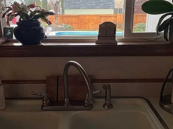 interior details featuring sink