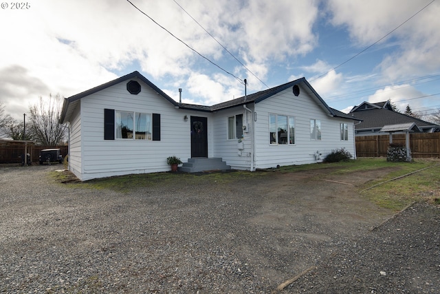 view of front of house