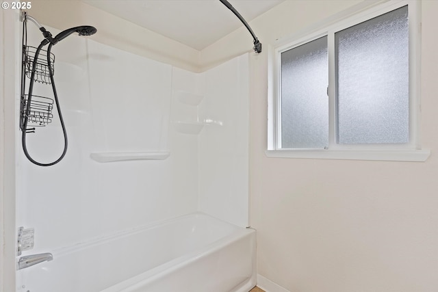 bathroom featuring shower / bathtub combination