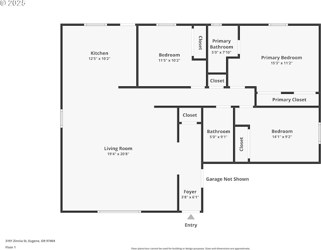 3191 Zinnia St, Eugene, OR 97404 - view of property floor plan