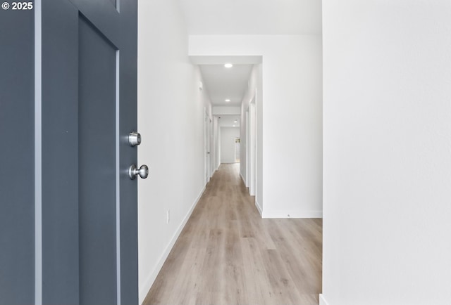 1912 NW 18th Ave, Battle Ground, WA 98604 - corridor featuring baseboards and light wood-style flooring