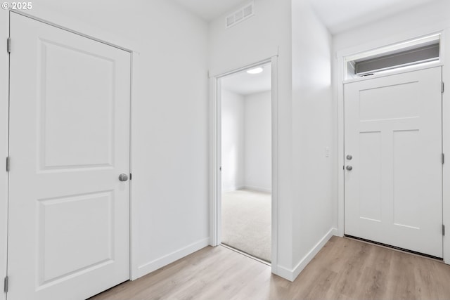 1912 NW 18th Ave, Battle Ground, WA 98604 - foyer featuring baseboards, visible vents, and light wood-style flooring
