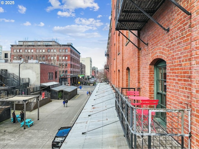 view of street featuring sidewalks