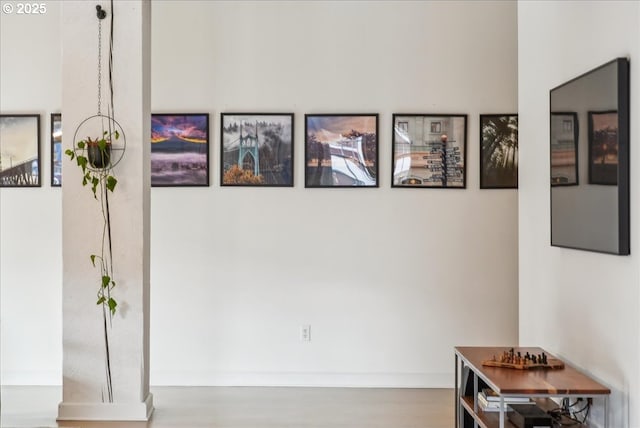 416 NW 13th Ave Unit 206, Portland, OR 97209 - interior space with wood finished floors and baseboards