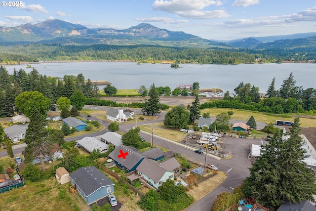 108 Watts Ave, Cascade Locks, OR 97014 - bird's eye view of a water and mountain view
