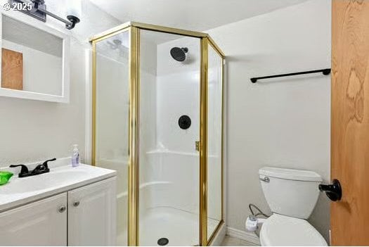 2065 Providence St, Eugene, OR 97401 - bathroom with vanity and a shower stall
