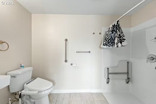 2065 Providence St, Eugene, OR 97401 - bathroom with a shower and marble finish floors