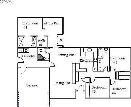 2065 Providence St, Eugene, OR 97401 - view of home floor plan