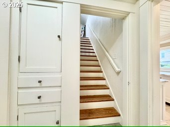 view of stairs