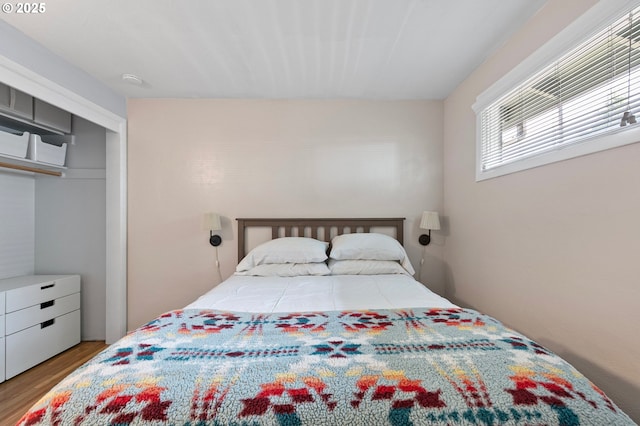 3370 Alder St, Eugene, OR 97405 - bedroom featuring wood finished floors and a closet
