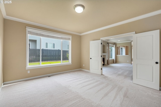 14956 SE Pebble Beach Dr, Happy Valley, OR 97086 - empty room with crown molding and light carpet