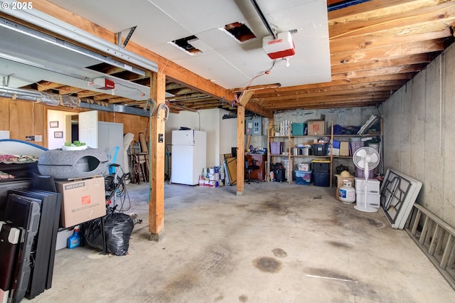 703 NW 94th St, Vancouver, WA 98665 - basement with freestanding refrigerator