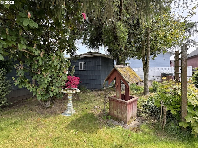 2727 Maple St, Longview, WA 98632 - view of yard with an outdoor structure and a storage unit