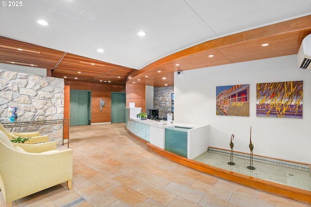 2323 SW Park Pl Unit 603, Portland, OR 97205 - reception area featuring recessed lighting and a security system