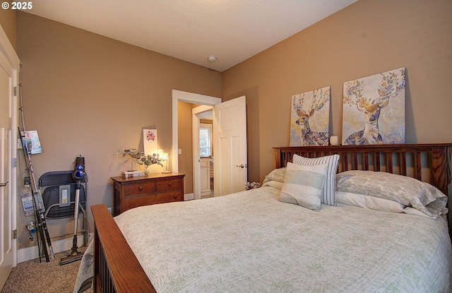 bedroom with carpet flooring