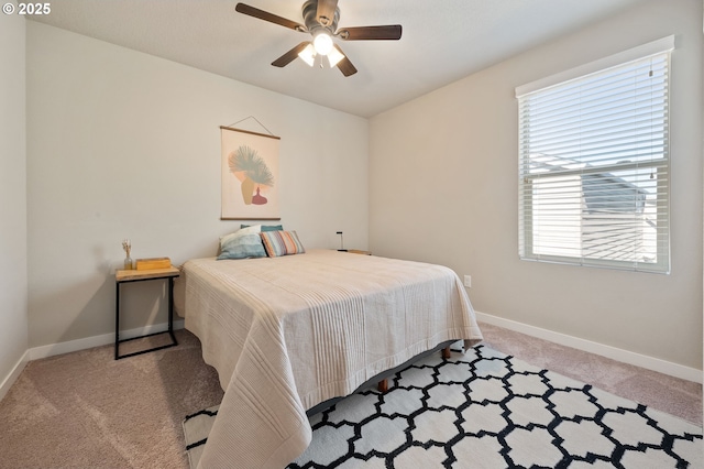14139 SW Burlwood Ln, Beaverton, OR 97005 - bedroom featuring carpet flooring, multiple windows, and a ceiling fan