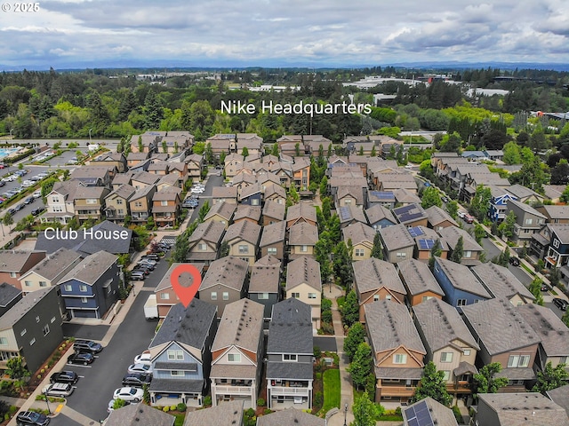 14139 SW Burlwood Ln, Beaverton, OR 97005 - aerial perspective of suburban area