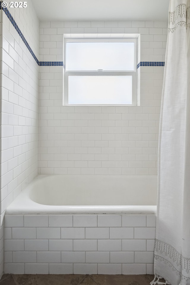 1968 SE 25th Ave, Portland, OR 97214 - full bathroom with healthy amount of natural light and tiled shower / bath