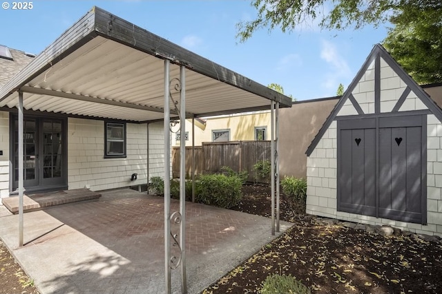 1968 SE 25th Ave, Portland, OR 97214 - view of patio with french doors
