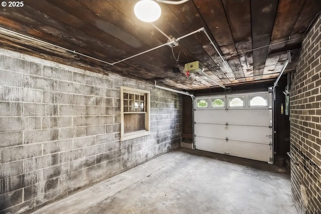 1968 SE 25th Ave, Portland, OR 97214 - garage featuring concrete block wall