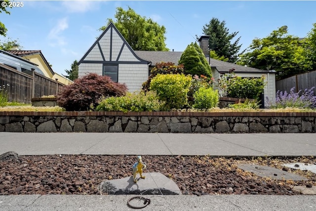 1968 SE 25th Ave, Portland, OR 97214 - view of property exterior with a chimney