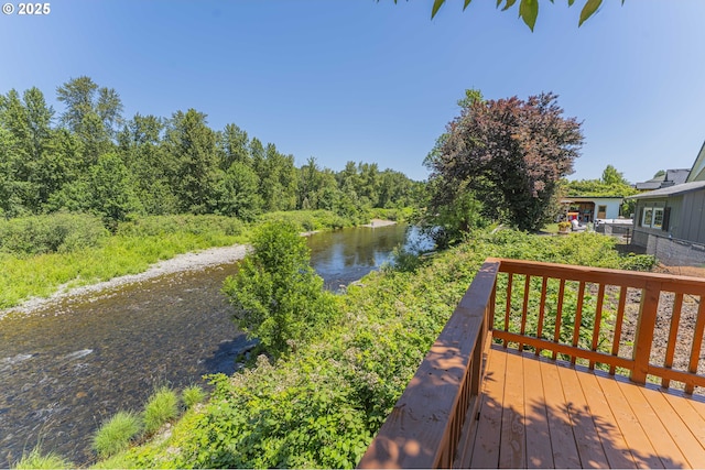 2859 NE 2nd Ave, Camas, WA 98607 - deck with a water view