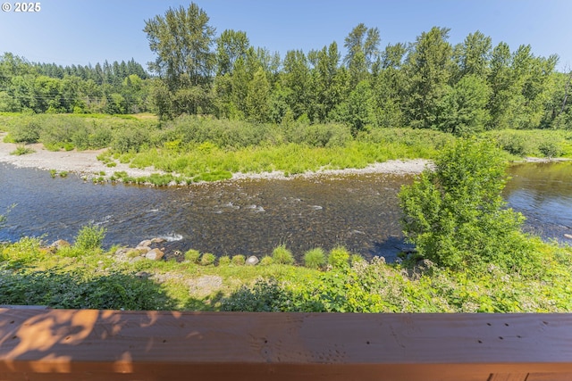 2859 NE 2nd Ave, Camas, WA 98607 - water view with a heavily wooded area