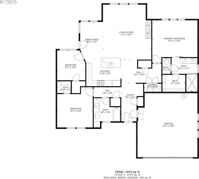 1155 SE Bugle Ave, Warrenton, OR 97146 - view of property floor plan